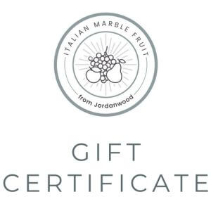 Italian Marble Fruit from Jordanwood gift certificate