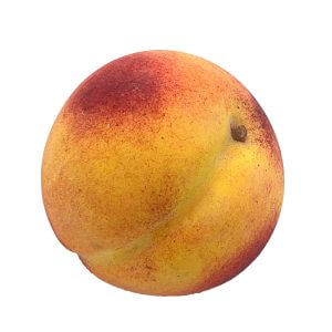 Large Italian Marble Peach