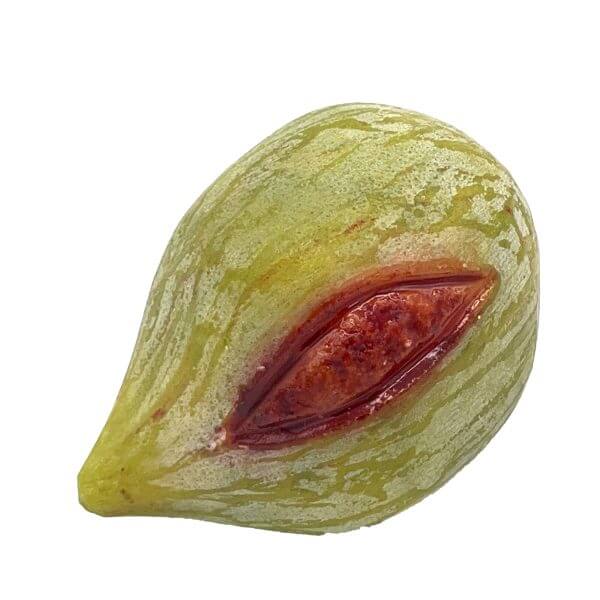 LF004 S Large Green Fig with Red Slit