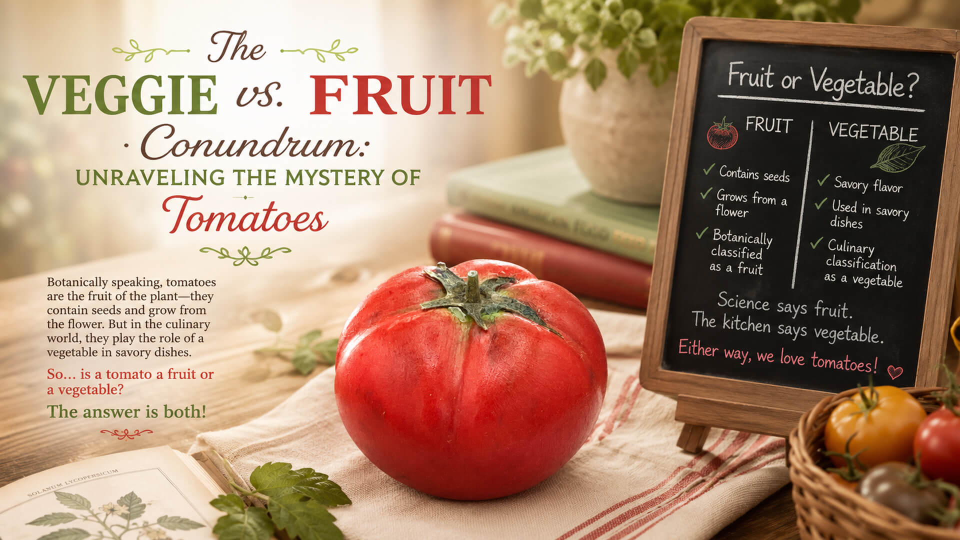 Italian Marble Fruit Tomato or Veggie Image